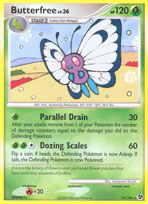Butterfree (14/106) [Diamond &amp; Pearl: Great Encounters] 