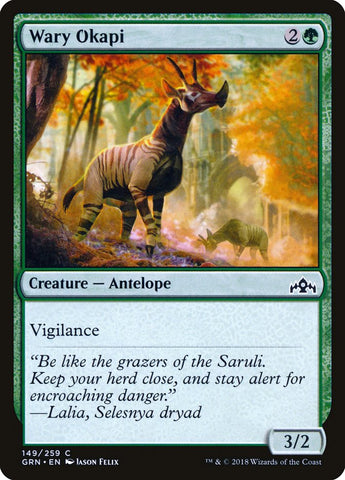 Wary Okapi [Guilds of Ravnica] 