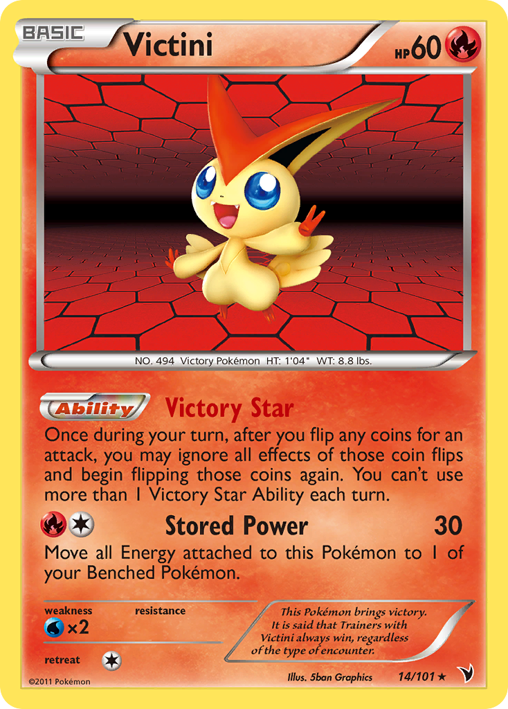 Victini (14/101) [Black &amp; White: Noble Victories] 
