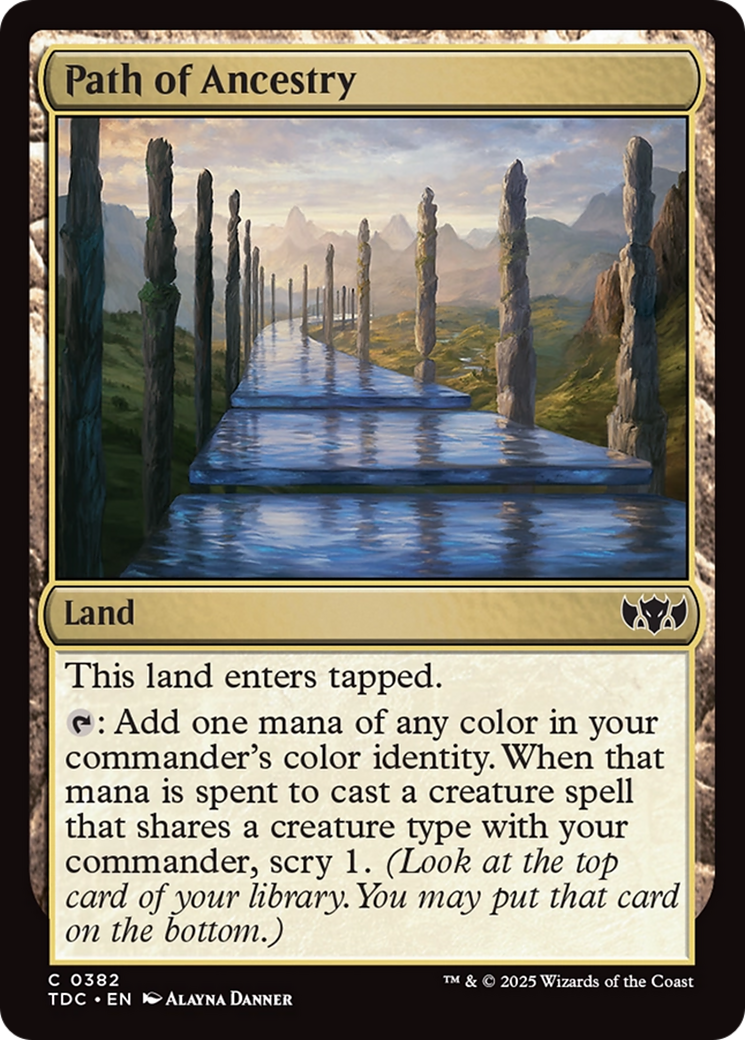 Path of Ancestry [Tarkir: Dragonstorm Commander] 