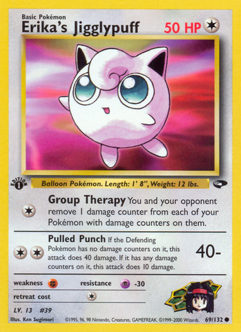 Erika's Jigglypuff (69/132) [Gym Challenge 1st Edition] 