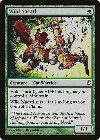 Wild Nacatl [Duel Decks: Ajani vs. Nicol Bolas] 
