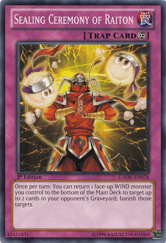 Sealing Ceremony of Raiton [GAOV-EN078] Common 