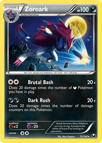 Zoroark (71/108) [Black &amp; White: Dark Explorers] 