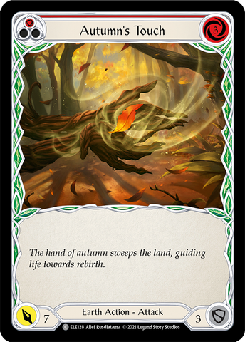 Autumn's Touch (Red) [ELE128] (Tales of Aria) 1st Edition Rainbow Foil 