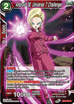 Android 18, Universe 7 Challenger (BT14-013) [Cross Spirits] 