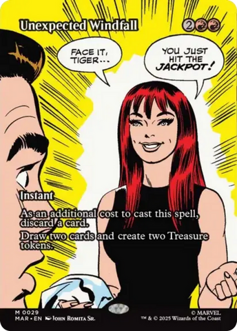 Unexpected Windfall (Borderless) [Marvel's Spider-Man: Eternal-Legal] 