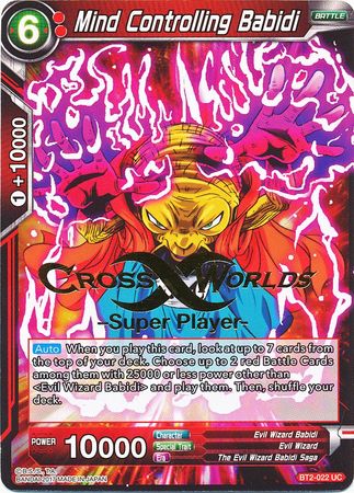 Mind Controlling Babidi (Super Player Stamped) (BT2-022) [Tournament Promotion Cards] 