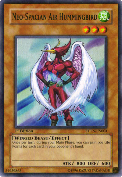 Neo-Spacian Air Hummingbird [STON-EN004] Super Rare 