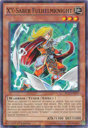 XX-Saber Fulhelmknight [SP15-EN005] Shatterfoil Rare 