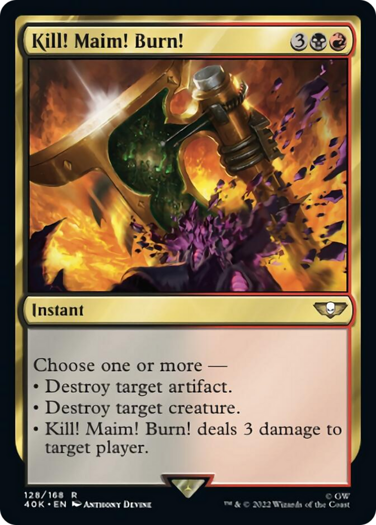 Kill! May! Burn! (Surge Foil) [Warhammer 40,000] 