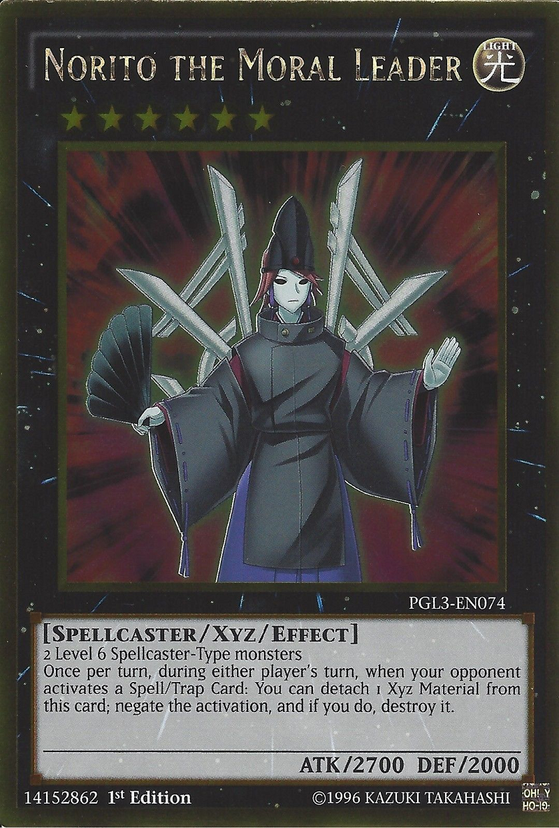 Norito the Moral Leader [PGL3-EN074] Gold Rare 