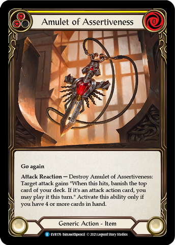 Amulet of Assertiveness [EVR176] (Everfest) 1st Edition Normal 