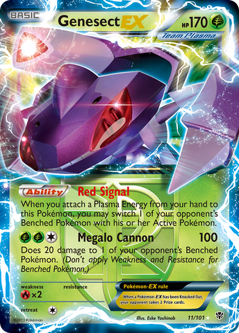 Genesect EX (11/101) [Black &amp; White: Plasma Blast] 