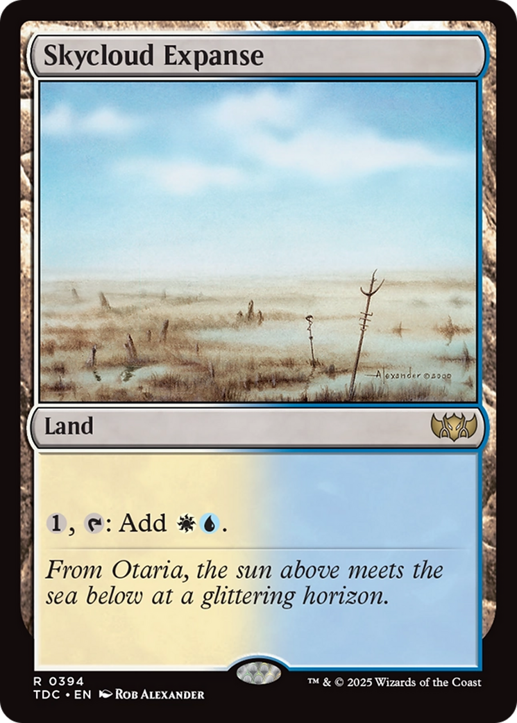 Skycloud Expanse [Tarkir: Dragonstorm Commander] 