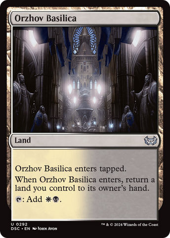 Orzhov Basilica [Duskmourn: House of Horror Commander] 