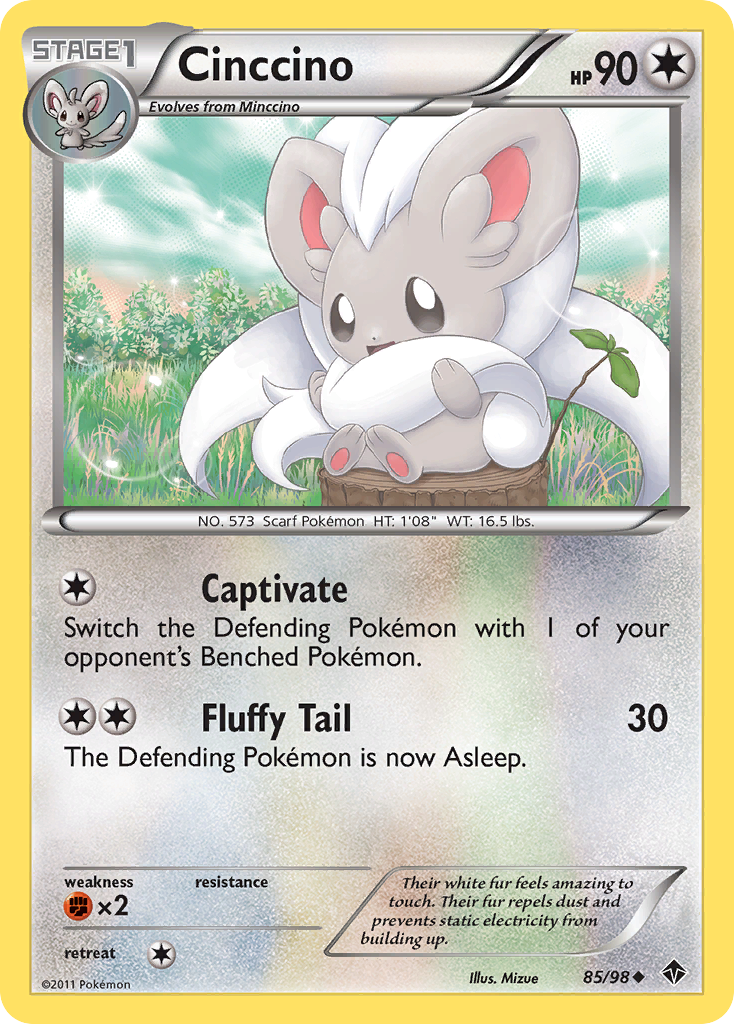 Cinccino (85/98) [Black &amp; White: Emerging Powers] 