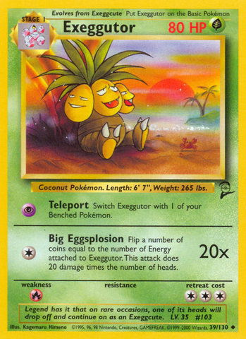 Exeggutor (39/130) [Base Set 2] 