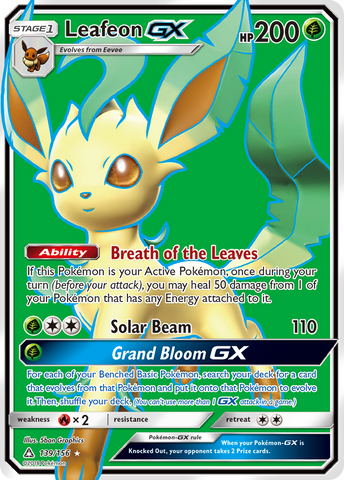 Leafeon GX (139/156) [Sun &amp; Moon: Ultra Prism] 