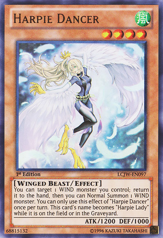 Harpie Dancer [LCJW-EN097] Ultra Rare 