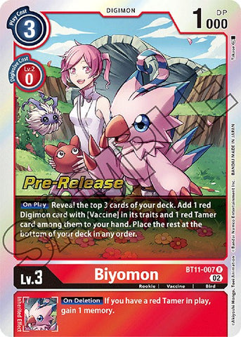 Biyomon [BT11-007] [Dimensional Phase Pre-Release Promos] 