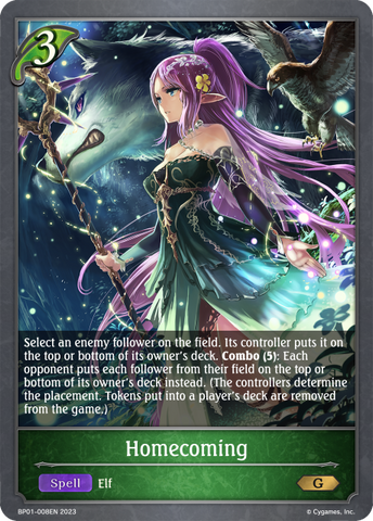 Homecoming (BP01-008EN) [Advent of Genesis] 