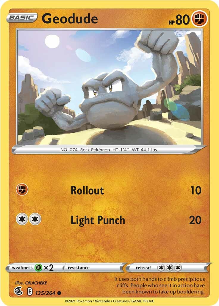 Geodude (135/264) [Sword &amp; Shield: Fusion Strike] 