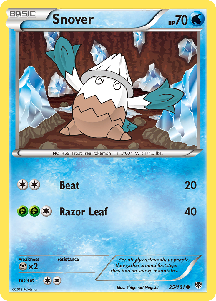 Snover (25/101) [Black &amp; White: Plasma Blast] 
