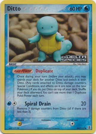 Ditto (64/113) (Stamped) [EX: Delta Species] 