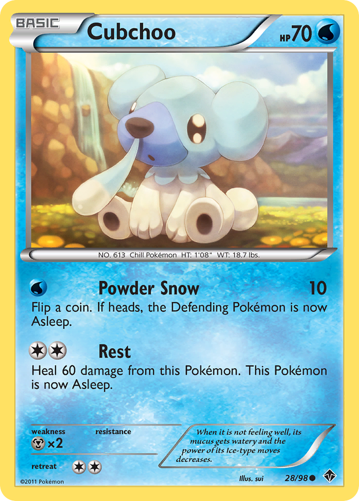 Cubchoo (28/98) [Black &amp; White: Emerging Powers]