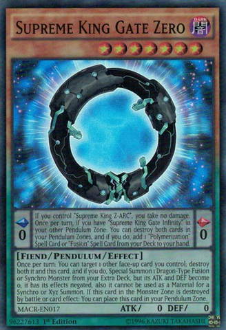 Supreme King Gate Zero [MACR-EN017] Super Rare 
