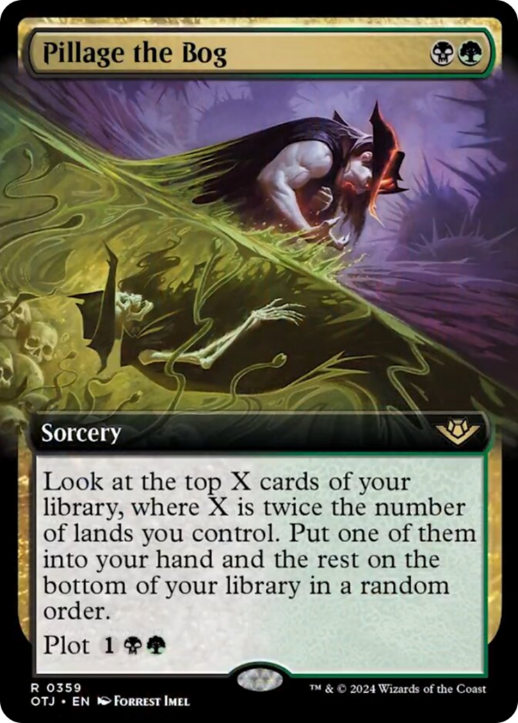 Plundering the Bog (Extended Art) [Outlaws of Thunder Junction] 