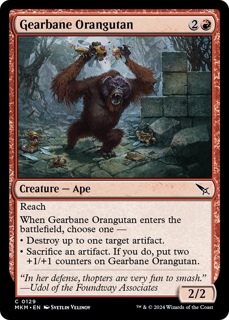Gearbane Orangutan [Murders at Karlov Manor] 