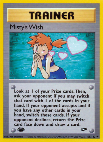 Misty's Wish (108/132) [Gym Challenge 1st Edition] 