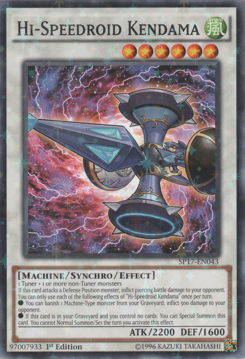Hi-Speedroid Kendama [SP17-EN043] Starfoil Rare 