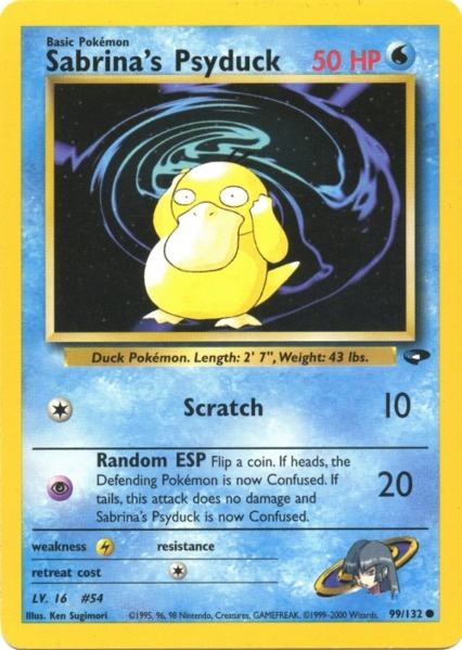 Sabrina's Psyduck (99/132) [Gym Challenge Unlimited] 