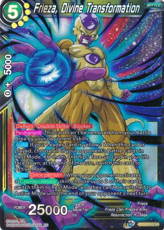 Frieza, Divine Transformation (BT12-100) [Vicious Rejuvenation] 