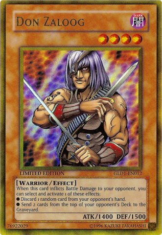 Don Zaloog [GLD1-EN012] Gold Rare 