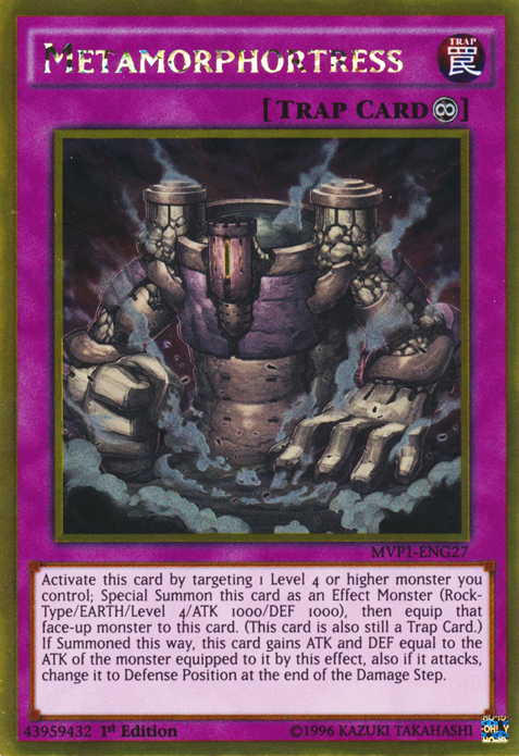 Metamorphortress [MVP1-ENG27] Gold Rare 