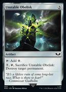 Unstable Obelisk (Surge Foil) [Warhammer 40,000] 
