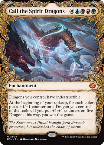 Call the Spirit Dragons (Showcase) [Tarkir: Dragonstorm] 