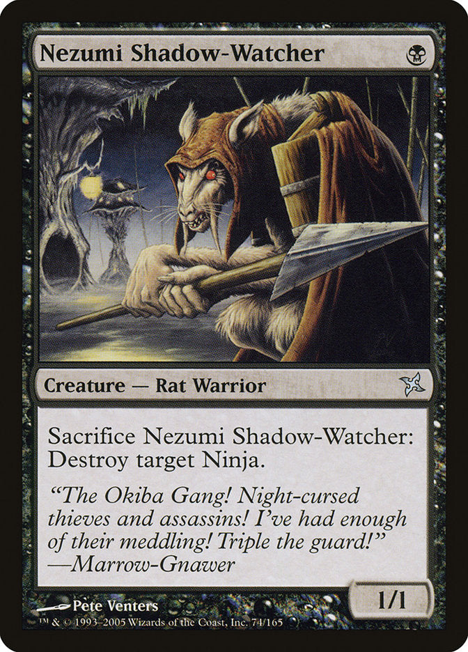 Nezumi Shadow-Watcher [Betrayers of Kamigawa] 