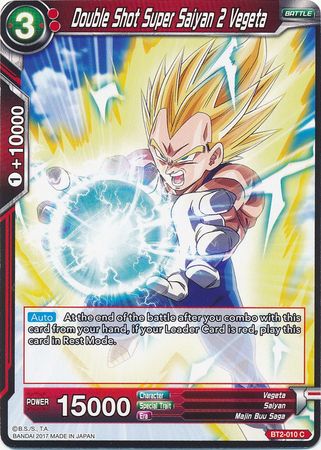 Double Shot Super Saiyan 2 Vegeta (BT2-010) [Union Force] 