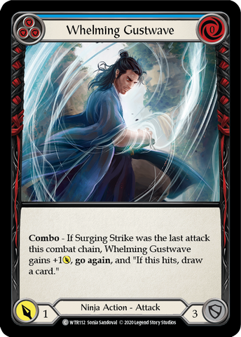 Whelming Gustwave (Blue) [U-WTR112] (Welcome to Rathe Unlimited) Unlimited Rainbow Foil 