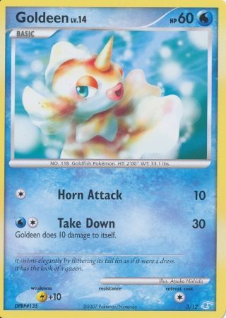 Goldeen (3/12) [Diamond &amp; Pearl: Trainer Kit - Manaphy] 