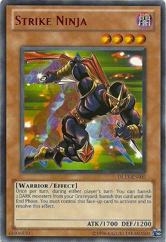 Strike Ninja (Red) [DL13-EN005] Rare 