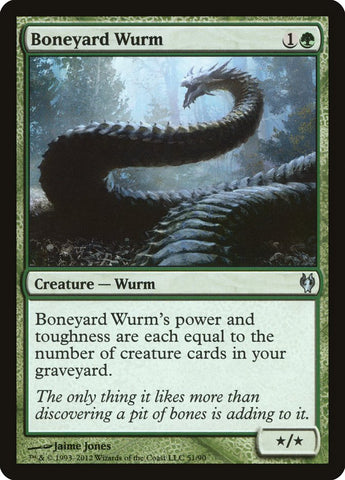 Boneyard Wurm [Duel Decks: Izzet vs. Golgari] 