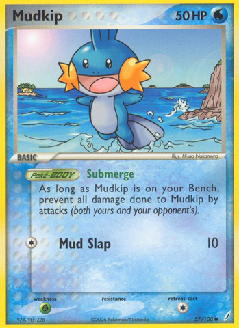 Mudkip (57/100) [EX: Crystal Guardians] 