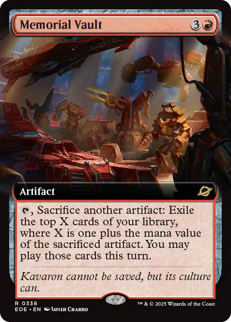 Memorial Vault (Extended Art) [Edge of Eternities] 
