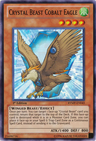 Crystal Beast Cobalt Eagle [RYMP-EN045] Super Rare 